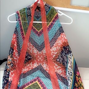 Flowy vest-style wrap